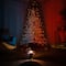 LED Lighted Rotating Christmas Tree Color Projecting Wheel - 13"